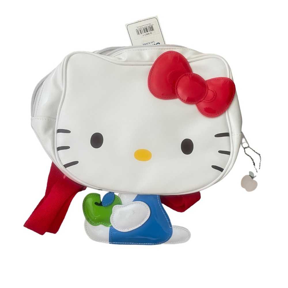 Hello Kitty Backpack Adjustable Straps Vinyl New w/ Tags